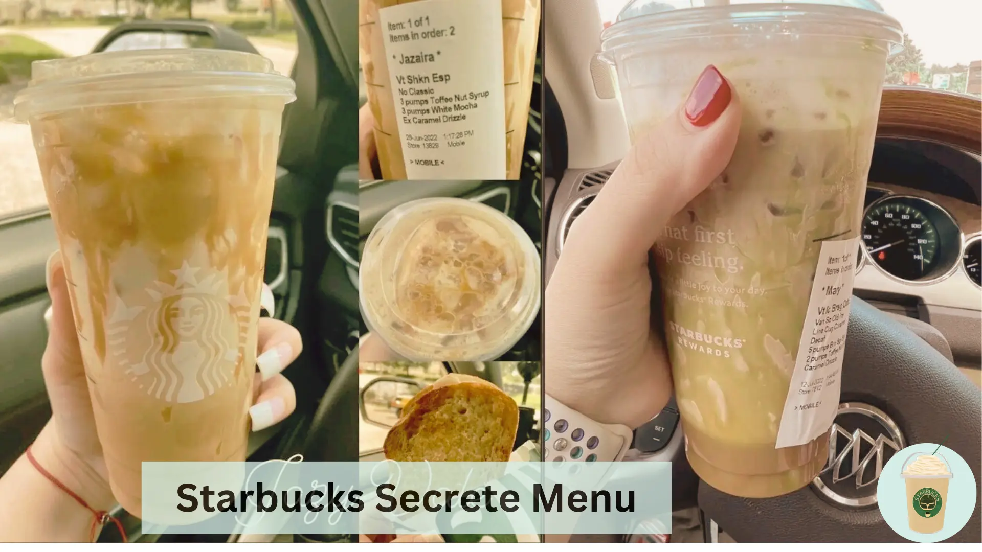 Starbucks secrete menu