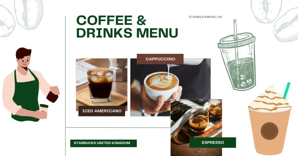 Starbucks Coffee & drinks menu