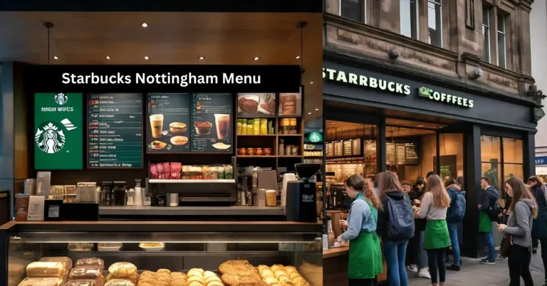 Starbucks Nottingham Menu