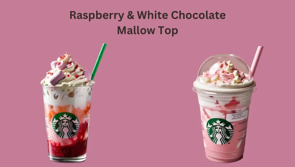 Raspberry & White Chocolate Mallow Top price with Nutrition 1 Raspberry & White Chocolate Mallow Top