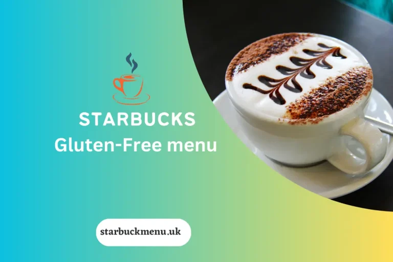 starbucks gluten free menu, uk