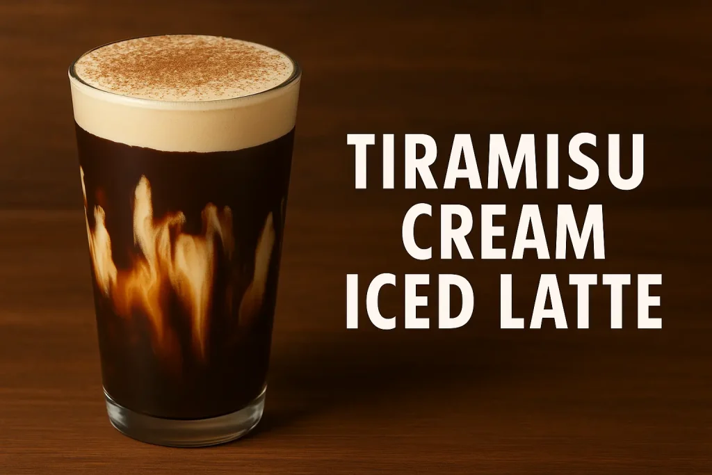 Starbucks Tiramisu Cream Iced Latte: Price & Calories Guide 1 Starbucks Tiramisu Cream Iced Latte