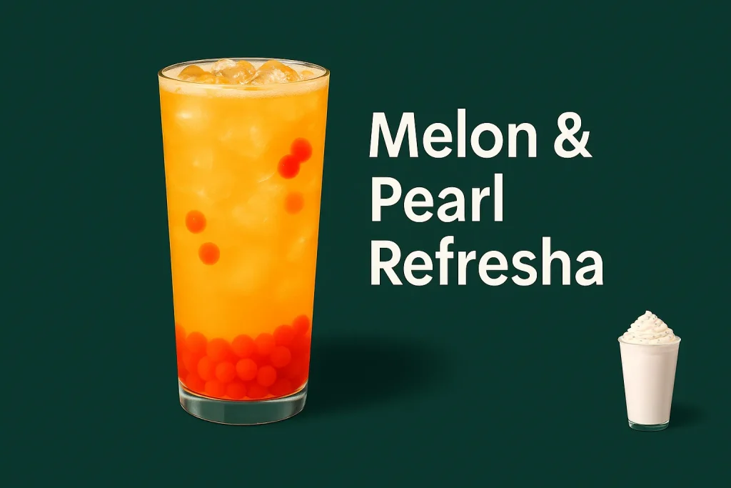 Starbucks Melon Pearl Refresha Drink UK – Price & Calories 1 Starbucks Melon Pearl Refresha Drink UK