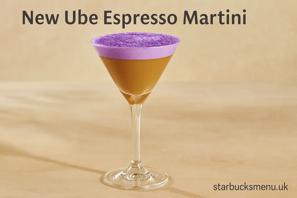 Starbucks Reserve Summer Menu 2025 – New Ube Espresso Martini 1 New Ube Espresso Martini