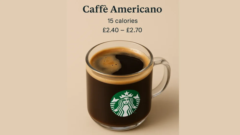 Caffe Americano Starbucks – Calories, Nutrition & UK Price 1 Caffe Americano Starbucks