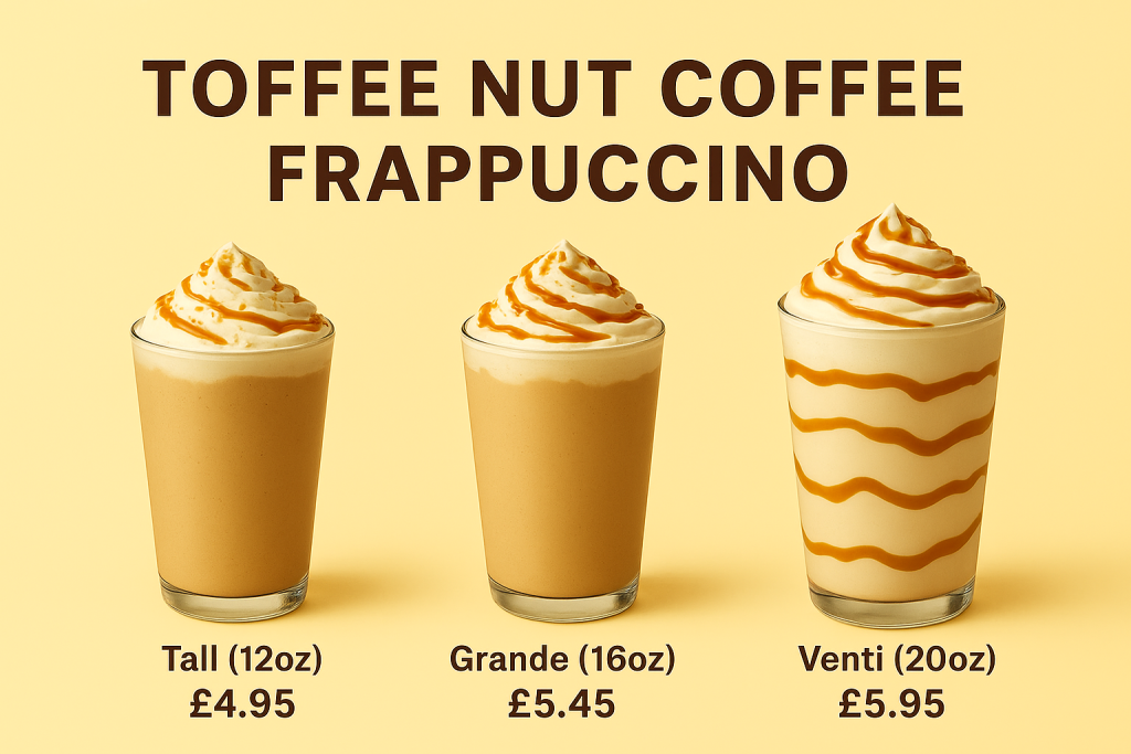 Starbucks Toffee Nut Coffee Frappuccino Price