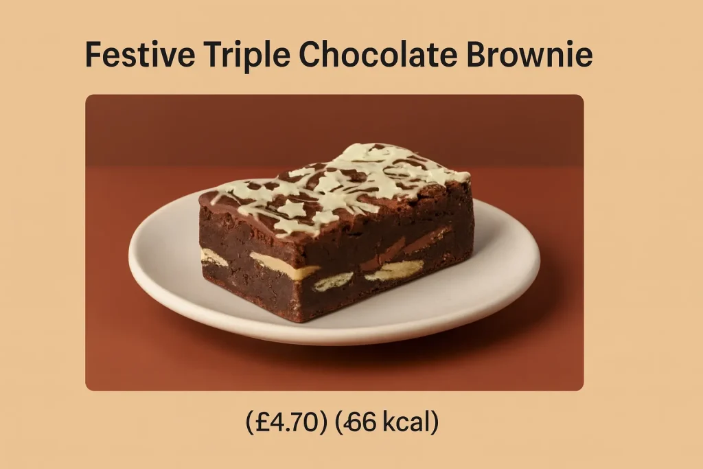 Festive Triple Chocolate Brownie Prices
