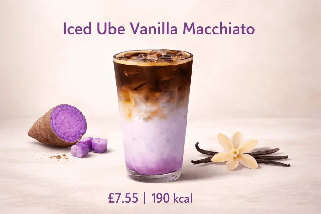 Iced Ube Vanilla Macchiato Starbucks Uk